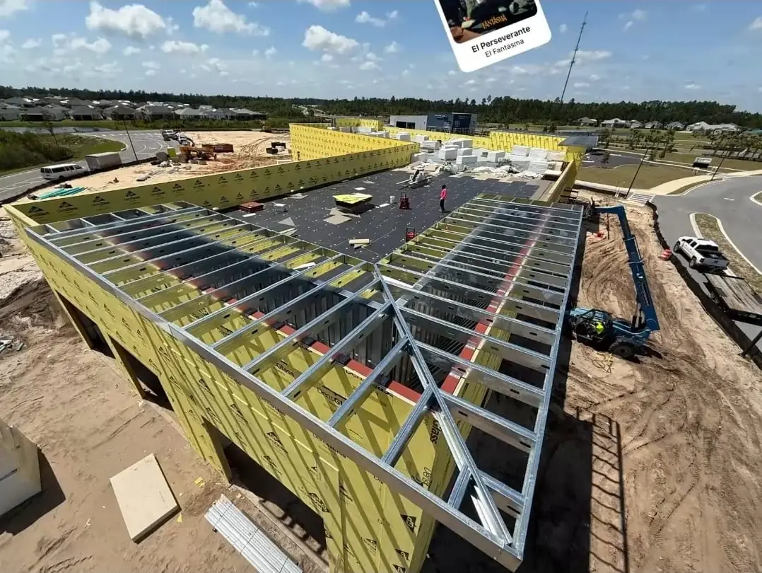 Radius Framing project — Exterior Radius Framing